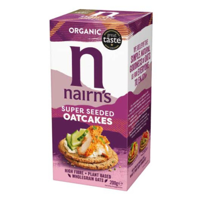 NAIRN'S SUPER SEEDED OAT CRACKERS 200gr bio