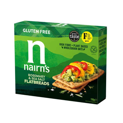 NAIRN'S FLATBREADS ROSEMARY & SEA SALT 150gr