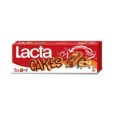 LACTA CAKE BAR WITH CHOCOLATE 5pcs 175gr