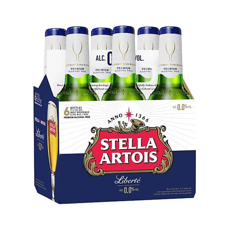 STELLA ARTOIS Μπύρα Χωρίς Αλκοόλ 6x330ml