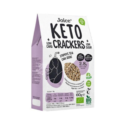 JOICE KETO CRACKER CHIA SEEDS 60gr bio