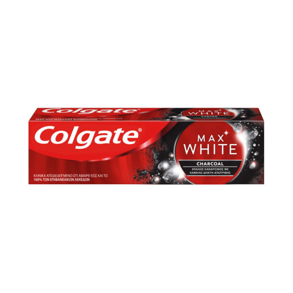 COLGATE MAX WHITE ACTIVATED CHARCOAL 75ml