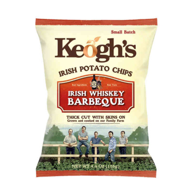 KEOGH'S POTATO CHIPS IRISH WHISKEY & BARBEQUE 125gr