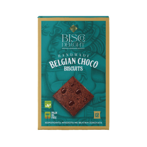 BISCO DELIGHT Μπισκότα με Βελγική σοκολάτα 100gr