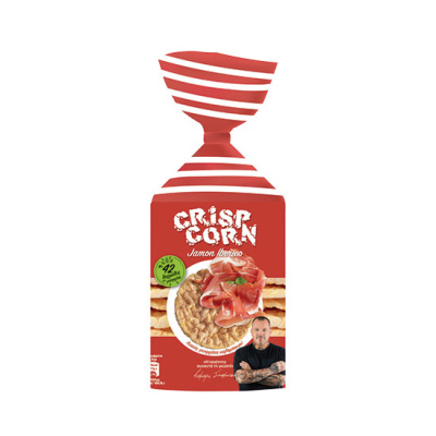 CRISP CORN RICE CAKES JAMON IBERICO 123,5G