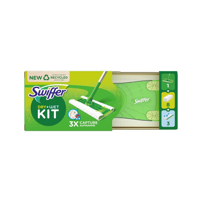 SWIFFER 3pc DRY + 8pcs WET + KIT