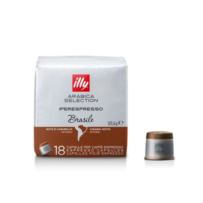 ILLY BRAZIL ESPRESSO CAPSULES FOR IPERESPRESSO 18pcs 120,6gr