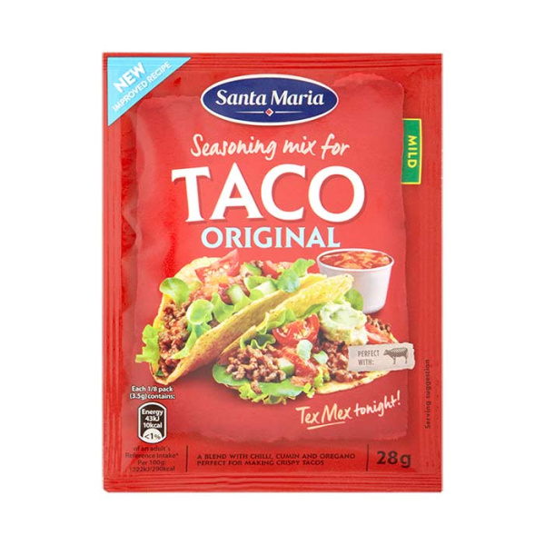 SANTA MARIA Μίγμα Καρυκευμάτων για Tacos 28gr