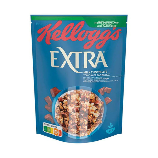 KELLOGG'S Τραγανές Μπουκιές Δημητριακών Βρώμης με Σοκολάτα Γάλακτος 450gr