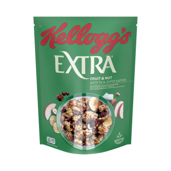 KELLOGG'S Τραγανές Μπουκιές Δημητριακών Βρώμης με Φρούτα & Ξηροί Καρποί 400gr
