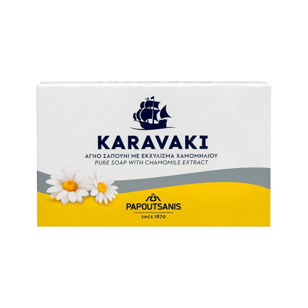 PAPOUTSANIS PURE SOAP WITH CHAMOMILE EXTRACT 125gr