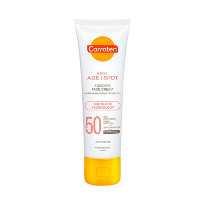 CARROTEN ANTI AGE SPOT SUNCARE FACE CREAM 50SPF UVA 50ml