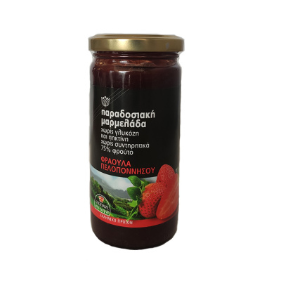 XRISO MILO STRAWBERRY JAM FROM PELOPONNESE 300gr