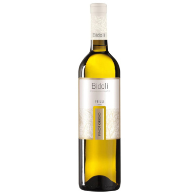 BIDOLI PINOT GRIGIO FRUILI 2021 12.5VOL. 750ml