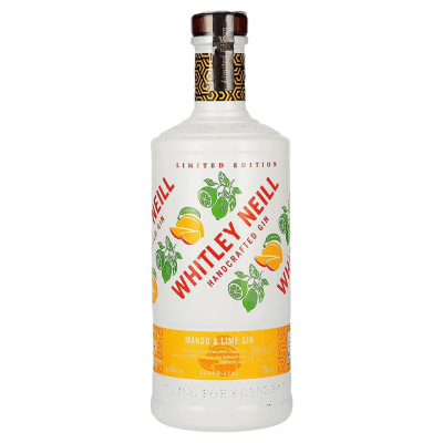 WHITLEY NEILL HANDCRAFTED DRY GIN MANGO & LIME 43%VOL 700ml