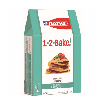 GIOTIS 1 2 BAKE CREPES IN POWDER FORM  18pcs 300gr