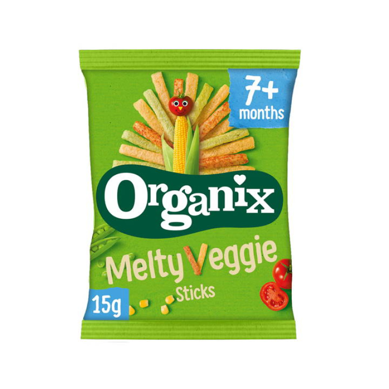 ORGANIX MELTY VEGGIE STICKS 15gr bio