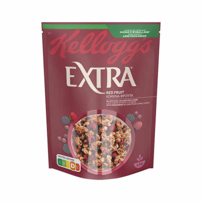 KELLOGG'S Τραγανές Μπουκιές Δημητριακών Βρώμης με Κόκκινα Φρούτα 400gr