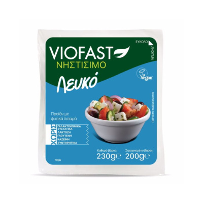 VIOFAST VEGAN WHITE CHEESE 200gr