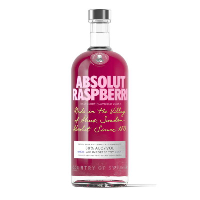 ABSOLUT VODKA RASPBERRY 38%VOL 1L