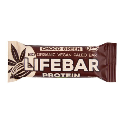 LIFEBAR CHOCO GREEN BAR 47gr bio