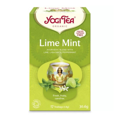 YOGI TEA LIME MINT TEA 17pcs 30.6gr bio