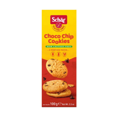 SCHAR GLUTEN FREE CHOCO CHIP COOKIES 100gr