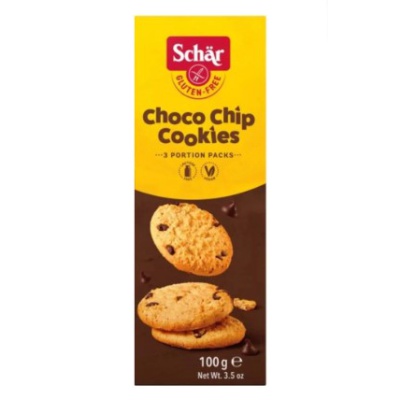 SCHAR GLUTEN FREE CHOCO CHIP COOKIES 100G