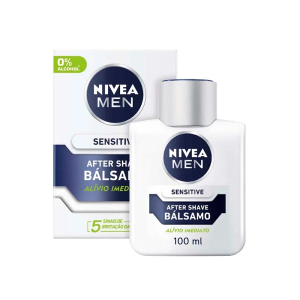 NIVEA Men Sensitive After Shave Balm 0% Alcohol 100ml