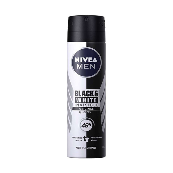NIVEA Men Black & White Αποσμητικό Σπρέι 150ml