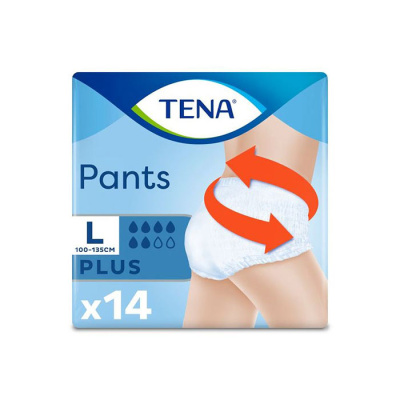 TENA PANTS PLUS LARGE 14pcs