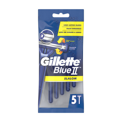 GILLETTE Ξυραφάκια Blue II Slalom 5τεμ.