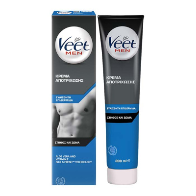 VEET MEN HAIR REMOVAL CREAM FOR SENSITIVE SKIN 200ml