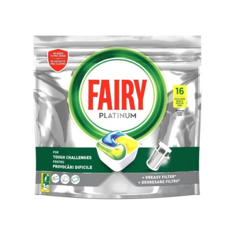 FAIRY PLATINUM ALL IN ONE DISHWASHER TABLET 16tabs 238gr