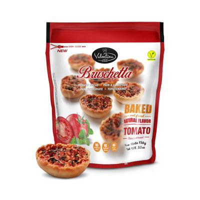 VALENTINA BRUSCHETTA BAKED NATURAL FLAVOUR TOMATO 150gr