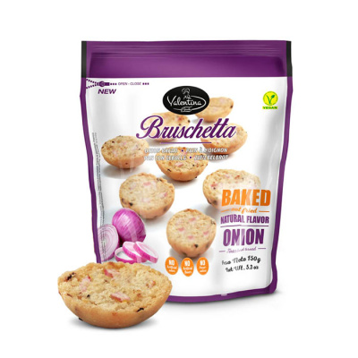 VALENTINA BRUSCHETTA BAKED NATURAL FLAVOUR ONION 150gr