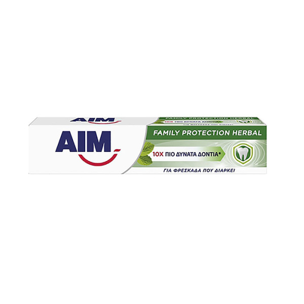 AIM Οδοντόκρεμα Family Protection Herbal 75ml