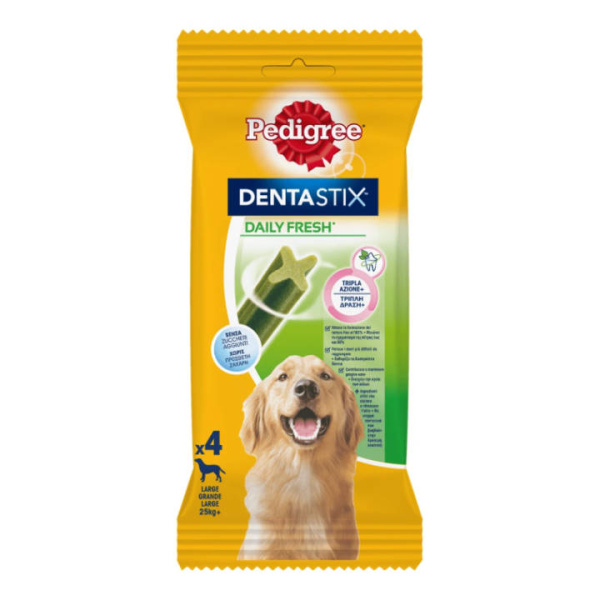 PEDIGREE Dentastix Daily Fresh Σνακ για Μεγάλους Σκύλους 154gr