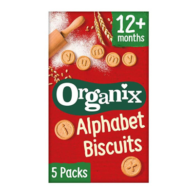 ORGANIX ALPHABET BISCUITS 5x25gr bio