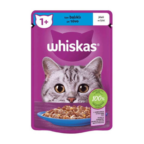 WHISKAS CAT FOOD WITH TUNA 85gr