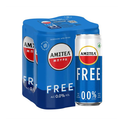 AMSTEL FREE 0%VOL 330ml 4pcs