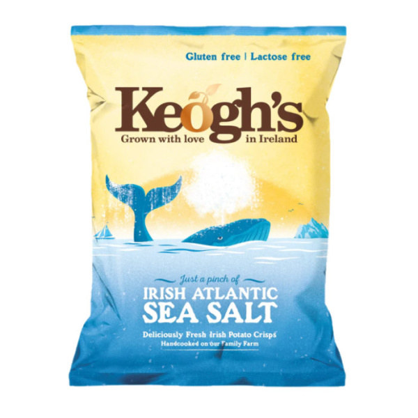 KEOGH'S CRISPS WITH SEA SALT 40gr