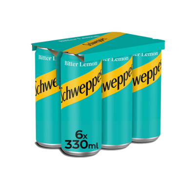 SCHWEPPES BITTER LEMON 330ml 6pcs