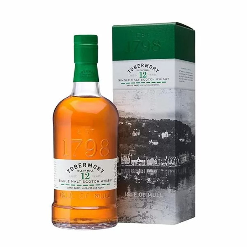 TOBERMORY 12YO SINGLE MALT 46.3%VOL. 700ml