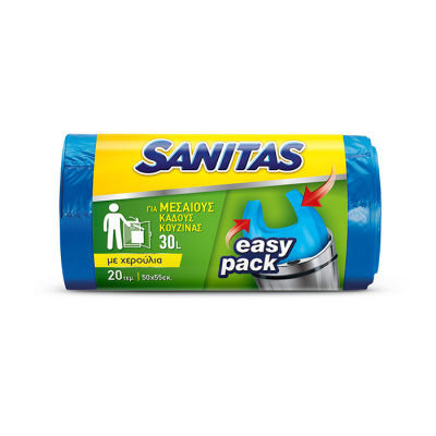 SANITAS GARBAGE BAGS MEDIUM (30lt) 20pcs