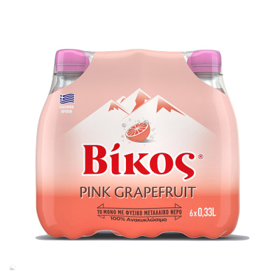 VIKOS PINK GRAPEFRUIT 330ml 6pcs