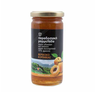 XRISO MILO APRICOT JAM FROM PELOPONNESE 300gr