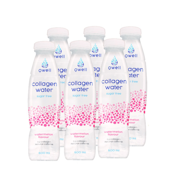 QWELL WATER COLLAGEN WATERMELON 500ml 6pcs