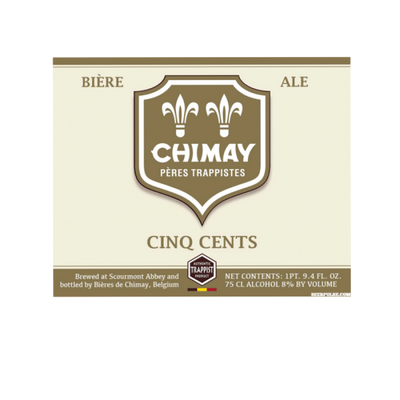 CHIMAY WHITE BEER BOTTLE 8%VOL 24x330ml