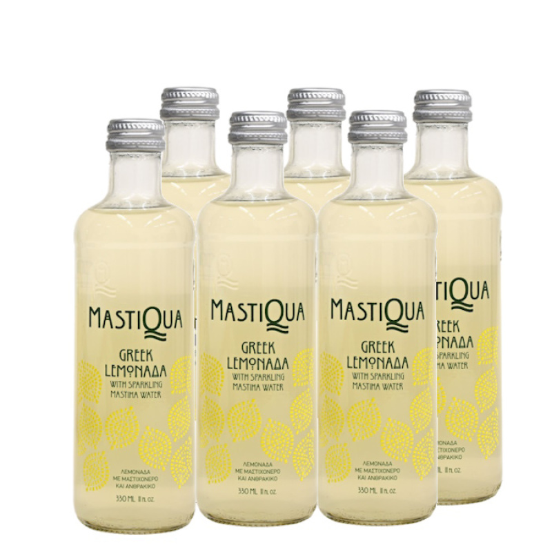 MASTIQUA GREEK LEMONADE WITH SPARKLING MASTIHA WATER 6x330ml